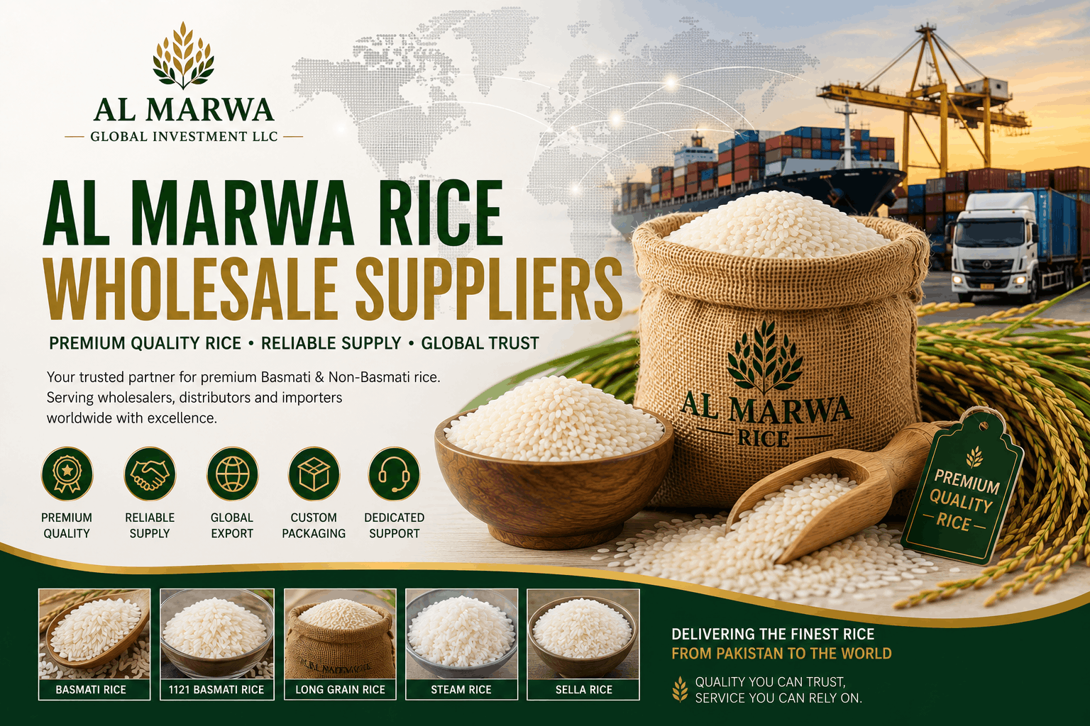 Al Marwa Rice Wholesale Suppliers